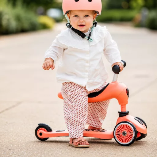Scoot and Ride Highwaykick 1 biztonságos indulás csomag - Peach