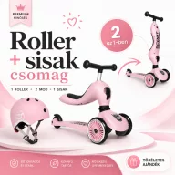   Scoot and Ride Highwaykick 1 biztonságos indulás csomag - Rose