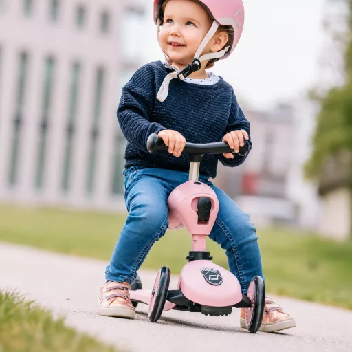 Scoot and Ride Highwaykick 1 biztonságos indulás csomag - Rose