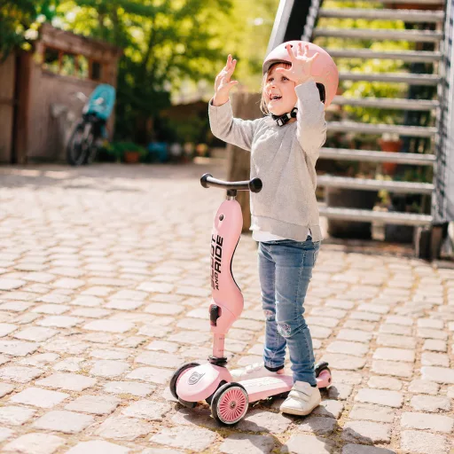 Scoot and Ride Highwaykick 1 biztonságos indulás csomag - Rose