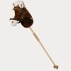 Teddykompaniet hobby horse - Vesszőparipa hangeffekttel - levehető - barna (100 cm)
