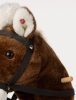 Teddykompaniet hobby horse - Vesszőparipa hangeffekttel - levehető - barna (100 cm)