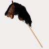 Teddykompaniet hobby horse - Vesszőparipa kantárral - barna (80 cm)