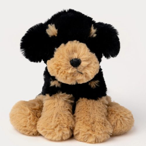 Teddykompaniet plüss - Kutyus bézs - barna 25 cm