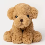Teddykompaniet plüss - Kutyus barna - bézs 25 cm