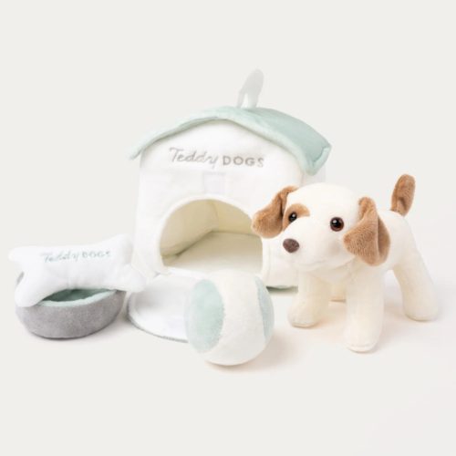 Teddykompaniet plüss - Teddy Dogs Kutyus Játékkészlet (19x21 cm)