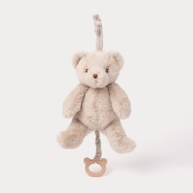   Teddykompaniet plüss - Teddy Zenélő Mackó - bézs (37 cm)