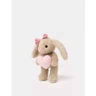 Teddykompaniet plüss - Tyra Nyuszi szívvel - bézs (20 cm)