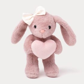   Teddykompaniet plüss - Tyra Nyuszi szívvel - rózsaszín (20 cm)