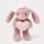 Teddykompaniet plüss - Tyra Nyuszi szívvel - rózsaszín (20 cm)