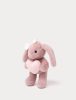 Teddykompaniet plüss - Tyra Nyuszi szívvel - rózsaszín (20 cm)