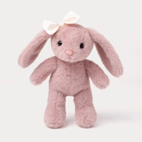   Teddykompaniet plüss - Tyra Nyuszi - rózsaszín - masnival (20 cm)