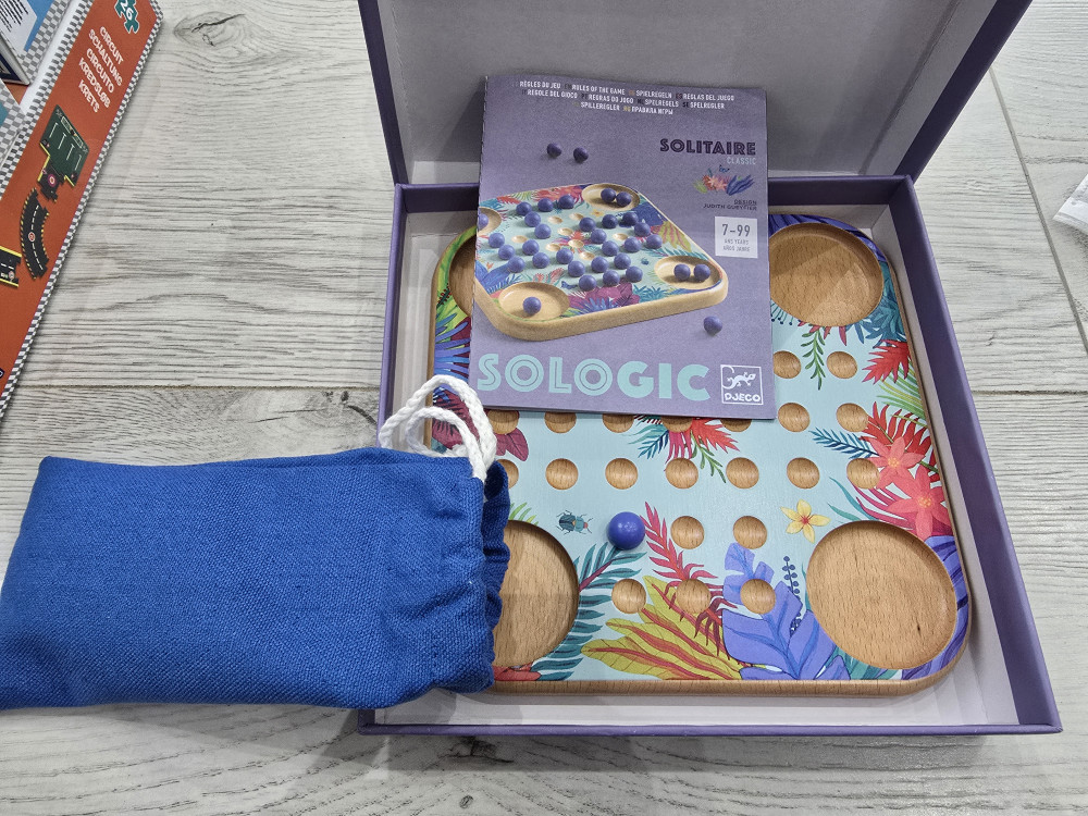 Djeco Logikai játék - Szoliter - Solitaire