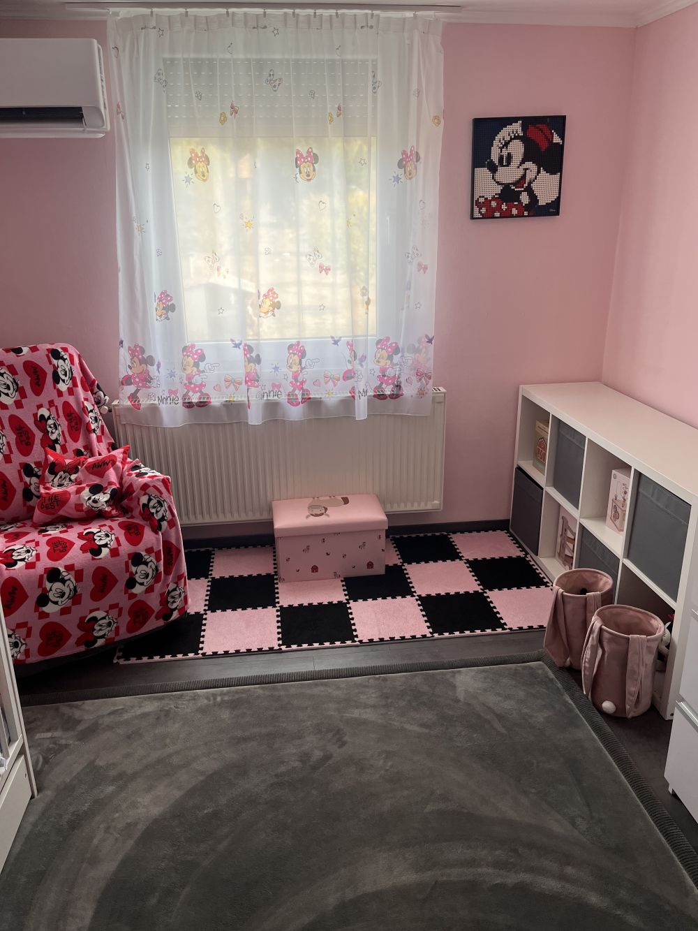 Hakuna matte memóriahabos puha gyerekszőnyeg 150x200 cm - Sötétszürke