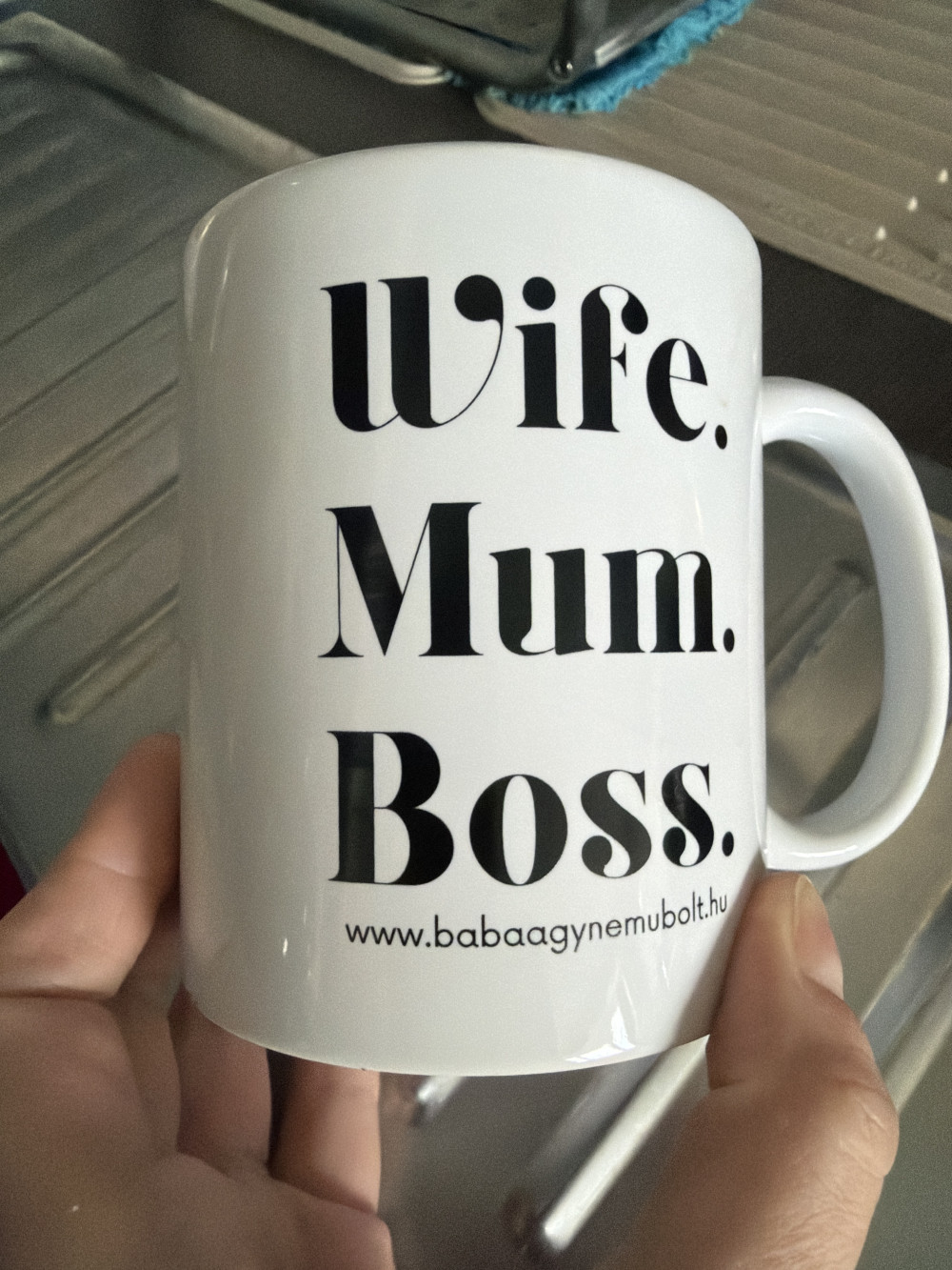 Wife Mum Boss bögre