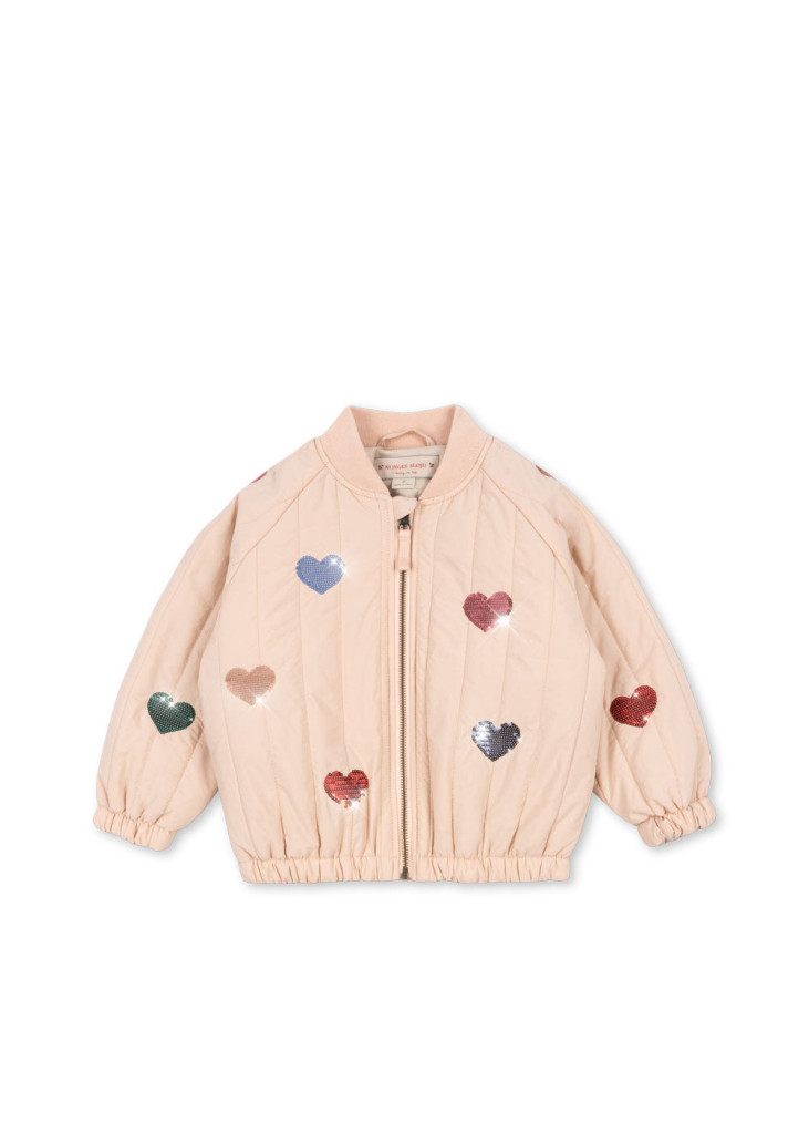 Konges Slojd Juno Sequin Bomber Dzseki - Cameo Rose