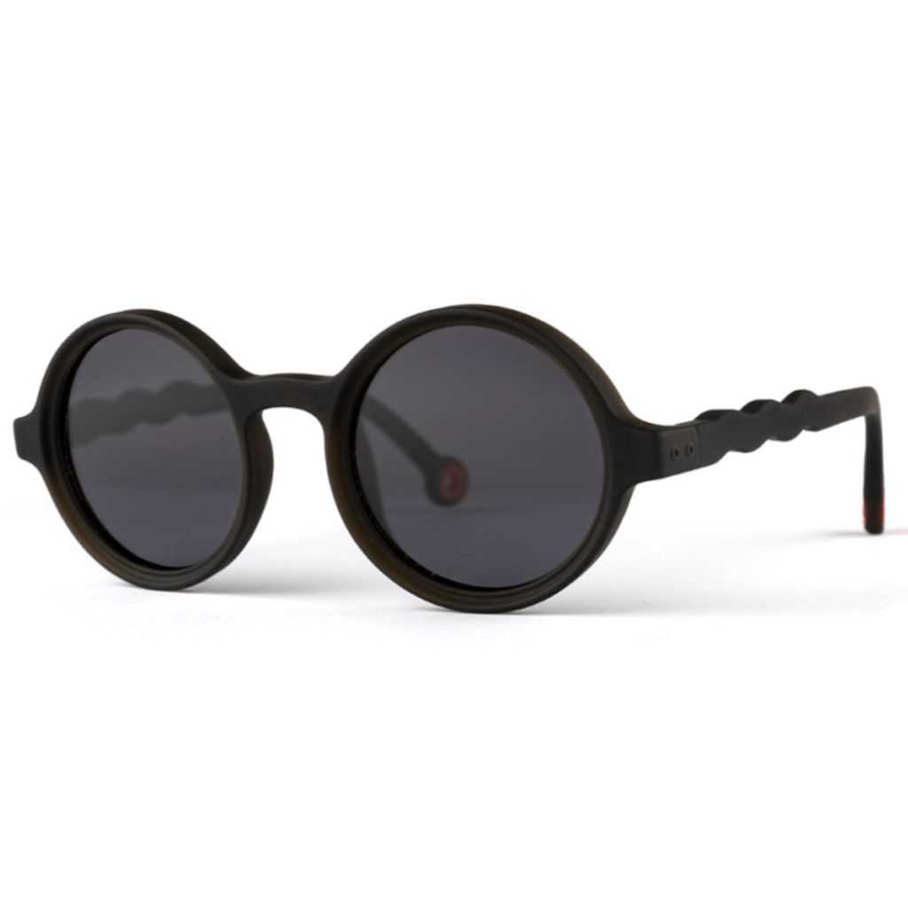 Olivio & Co polarizált gyerek napszemüveg 5-12 év - Round Black